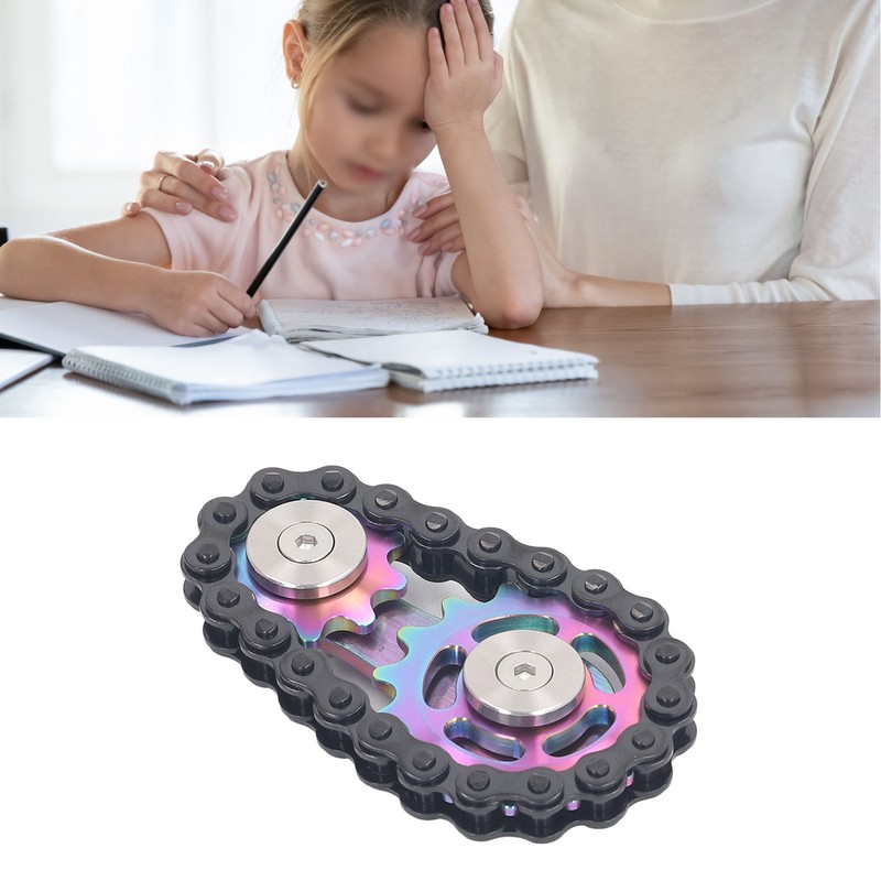 Sprocket Chain Gear Toy Decompression Pocket Size Multi Functional Sensory