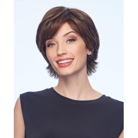 Top It Off with Fringe Hair Topper Color R4 Midnight Brown - Hairdo Clip-In Eyelash Face Framing Bang Tru2Life Heat Friendly Synthetic Hairpiece Flequillo de Pelo Thinning Hairloss Booket