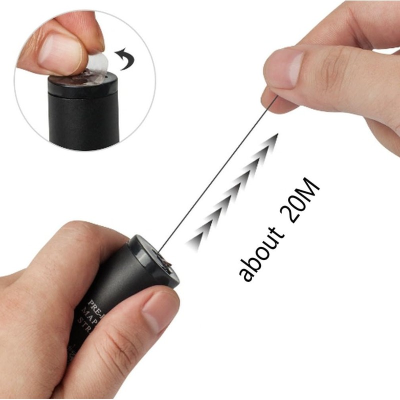 HOTWE White Pre Inked Mapping String, 20M Eyebrow Line, Brow