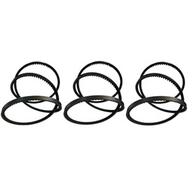 Sellerocity Bulk 3-Pack of Classical Wrapped RMA Grade 3VX Section V-Belts, 3VX600 Belts, 3/8" Width, 5/16" Height, 60" Circumference