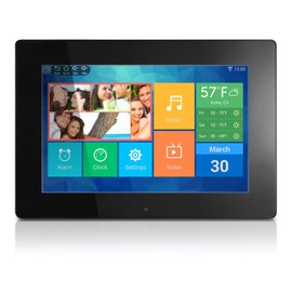 Aluratek 10" WIFI Digital Photo Frame w/ Touchscreen IPS Display, 32GB Mem, 1280 x 800 Res, Easy Setup to Share Photo/Video Wirelessly from Anywhere - AWDMPF110F