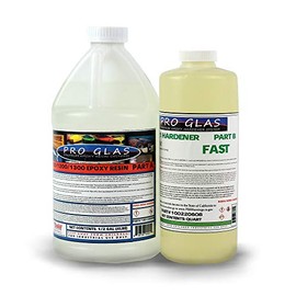 Epoxy Laminating Resin 2:1 Kit UV Stable, High Strength for Fiberglass and Carbon Fiber. Boats and Surfboards (.75 Gallon Kit- Fast)