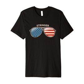 Stringer, MS Vintage US Flag Sunglasses Premium T-Shirt