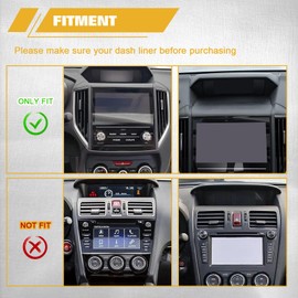 x xotic tech Fuse Box Coin Storage Box Tray Dashboard Cover Mat Combo Compatible with Subaru Forester 2019-2024 & Crosstrek Impreza 2018-2023 Dash Anti-Slip Silicone Pad Interior Accessories(2Pcs)