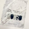 Dara Beauty March Art of the MonthBlack Heart Donut Nail❣