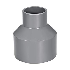 sourcing map PVC Pipe Connector Pipe Fitting DWV Pipe Instructions 75 mm x 40 mm Grey