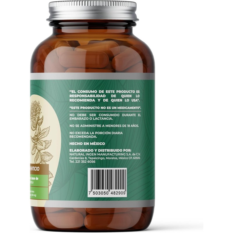 NAIMA Rhodiola, 120 Cápsulas | Adaptogeno | Suplemento Alimenticio 100%