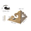 uxcell 44x44x44mm Metal Box Corner Protectors Brass Edge Guard Bronze