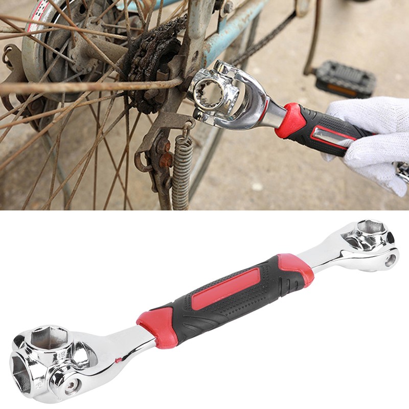 8‑in‑1 Socket Wrench Rotatable Double‑Ended High‑Carbon Steel Magnet Repair Hand