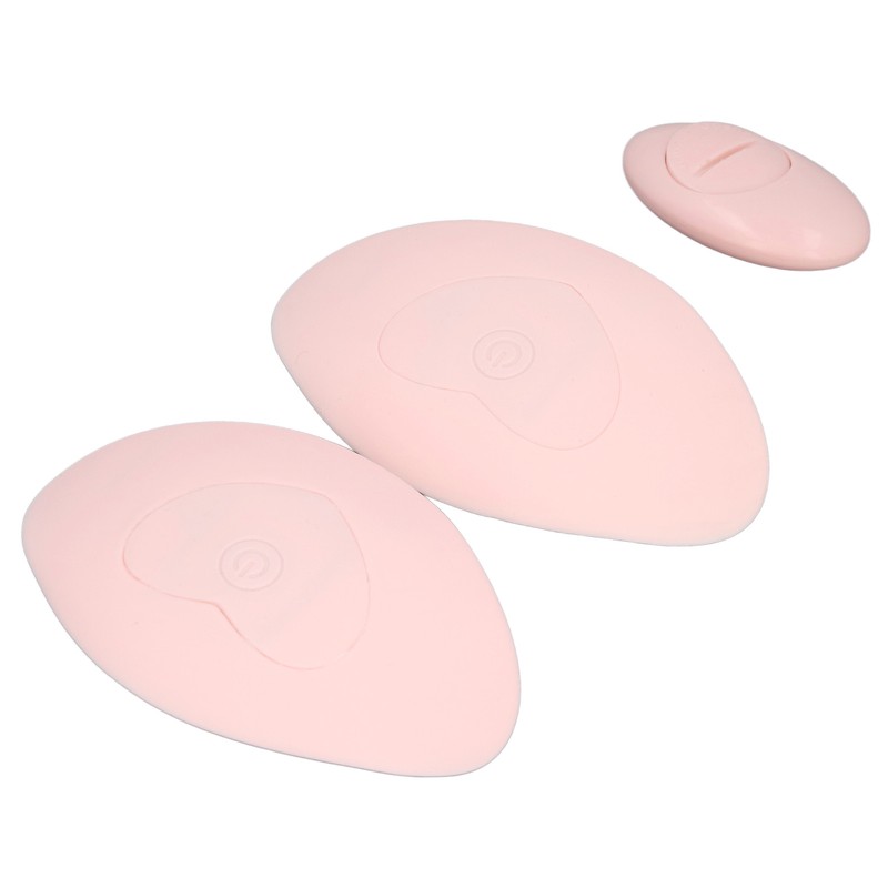 2pcs Wireless Lactation Massager 10 Vibration Levels Rechargeable Portable Remote