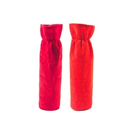 Ole Baby® Cute Color Velvet Bottle Cover with Mother Tote. It can Hold Upto 180 ml Feeding Bottle Pack of 2 Bottle Cover.