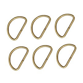 DOITOOL 100pcs d Buckle d Metal Shoulder Strap Accessories for Bags Luggage Backpacks Harnesses and Crafts Bronze
