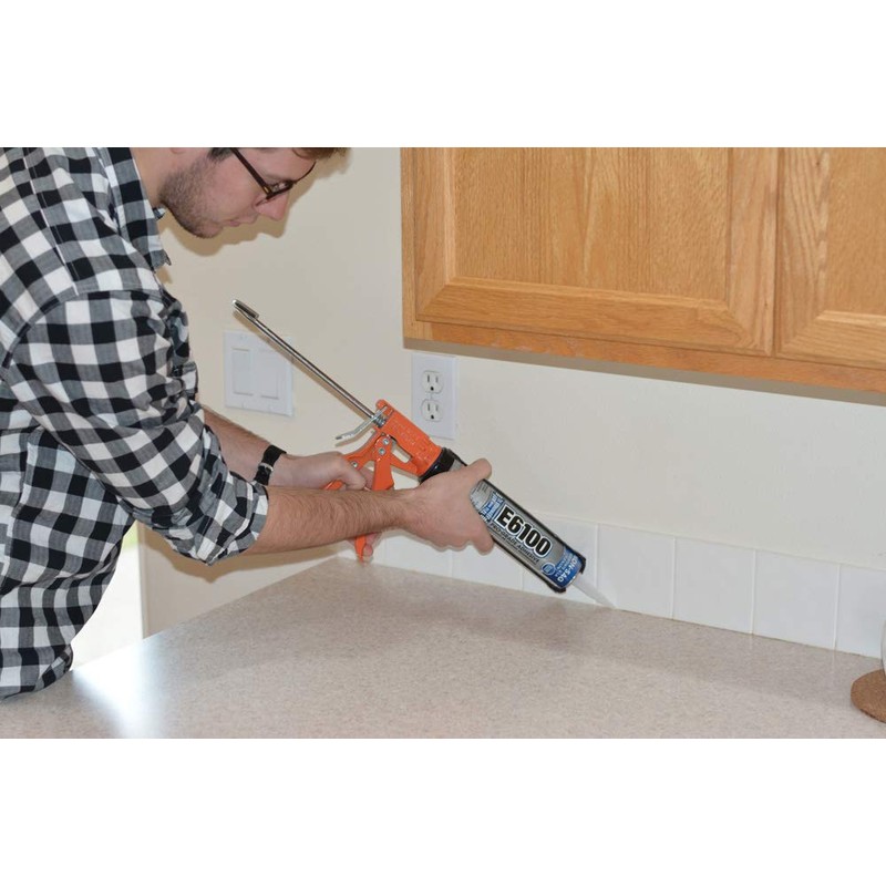 E6100 252041 Medium Viscosity Pro-Grade Adhesive Cartridge 10.2 fl oz