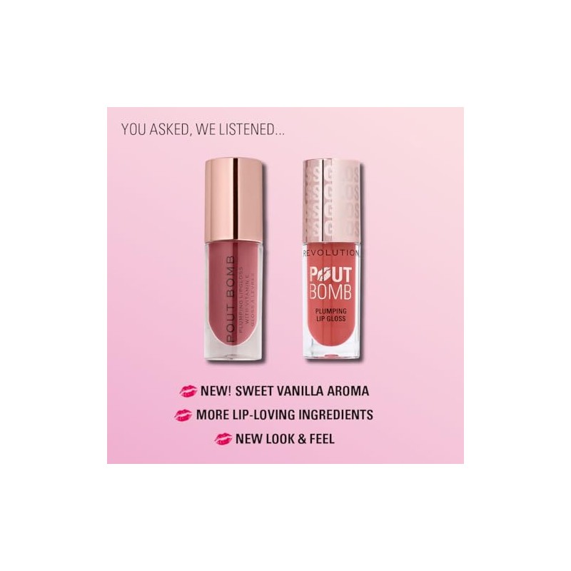 Lipgloss Vitamina E Pout Bomb Lip Plumper tono Cookie, Makeup