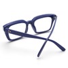 ZUVGEES Retro Style Blue Light Blocking Reading Glasses Big Eyeglass