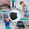 Boihedy Black Face Masks, 100pcs Disposable Face Mask For Adult,