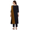 FIORRA - Kurta acampanada de policrepé para mujer, color naranja,