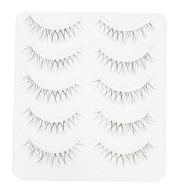 Minkissy Realistic Natural Eyelashes 5 Pairs Style Strip Lashes Perfect for Makeup