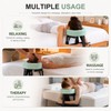 Massage Headrest for Bed with Arm Rest, Adjustable Massage Face