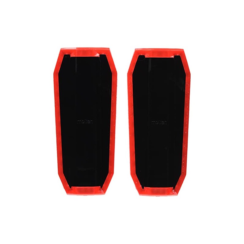 Molten GG0033-KR Shin Guard Flex, Hinged Structure, Medium Size, Black