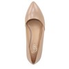 Franco Sarto Womens Frankie Pointed Toe Wedge Pump Ballet Beige