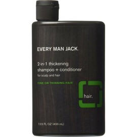 Every Man Jack 2-in-1 Thickening Shampoo & Conditioner 13.50 oz ( Pack of 3)