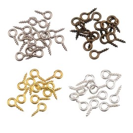 Samcos Heaton Screws, Hooks, Metal Fittings, Handmade, DIY Crafts, 0.3 inches (8 mm), 0.4 inches (10 mm), 0.5 inches (12 mm), 12 Mass Cases, 3 Sizes x 4 Colors/Set Total 360 Pieces