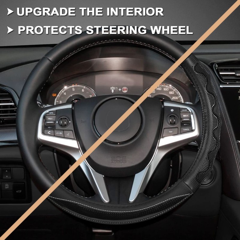 GIANT PANDA Steering Wheel Cover for Acura RDX and MDX,