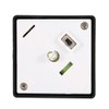 Solar Powered LED Square White Light for Garden Fence Courtyard