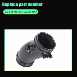 AUCERAMIC 3C3Z-9C623-AA Engine Air Intake Hose Air Cleaner Inlet Duct Hose Fit for 2003-2007 Ford F-250 F-350 F-450 F-550 E-350 E-450 for 2003-2005 Ford Excursion 6.0L V8