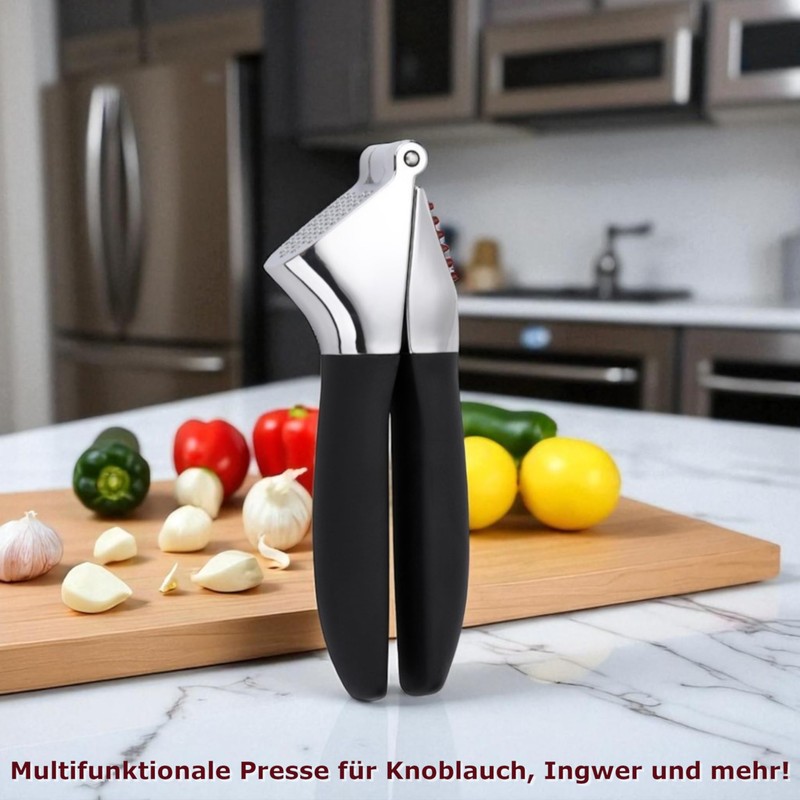 EliteHoff Premium Garlic Press, Garlic Cutter Made of Stainless Steel