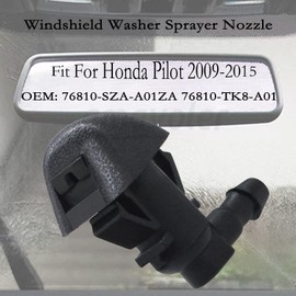 Amavoler Windshield Washer Nozzles Wiper Spray Kit Assembly Replacement Fit For Honda Pilot 2009-2015. OEM#:76810-SZA-A00ZA, 76810-SZA-A60ZC, 76810-SZA-A60ZF, 76810-SZA-A61ZC, 76810-SZA-A61ZF.