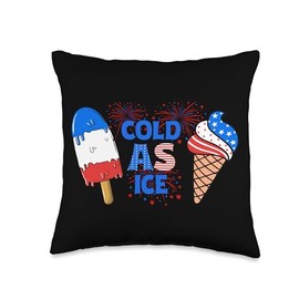 Cold as Ice Throw Pillow