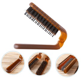 minkissy Ergonomic Double-sided Bristle Hair Comb Slick Brush Alternative Travel Brush for Curly Hair