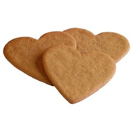 Nyakers Pepparkakor Swedish Ginger Cookies - Heart-Shaped Gingersnaps - Vegan Cookies - Dairy-Free Cookies on the Go - Food Gift for Holiday - 14.11 Ounces