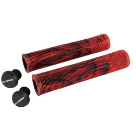 Clarks Cycle Systems C132 Rubber Handlebar Grips, Red/Black, 168mm