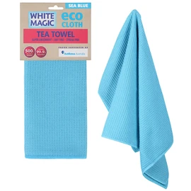 White Magic Eco Cloth Tea Towel Sea Blue