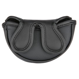 Golf Headcover Putter Cover Magnetic Odyssey Red Small Small Fit Center Shaft US Stab Tree (Black)