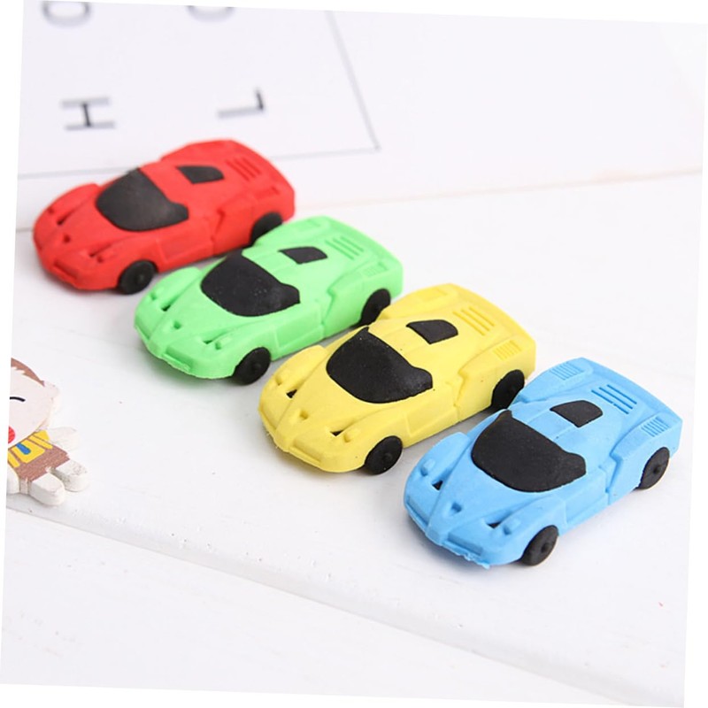 Alasum 8 Pcs Removable Eraser Novelty Eraser Car Eraser