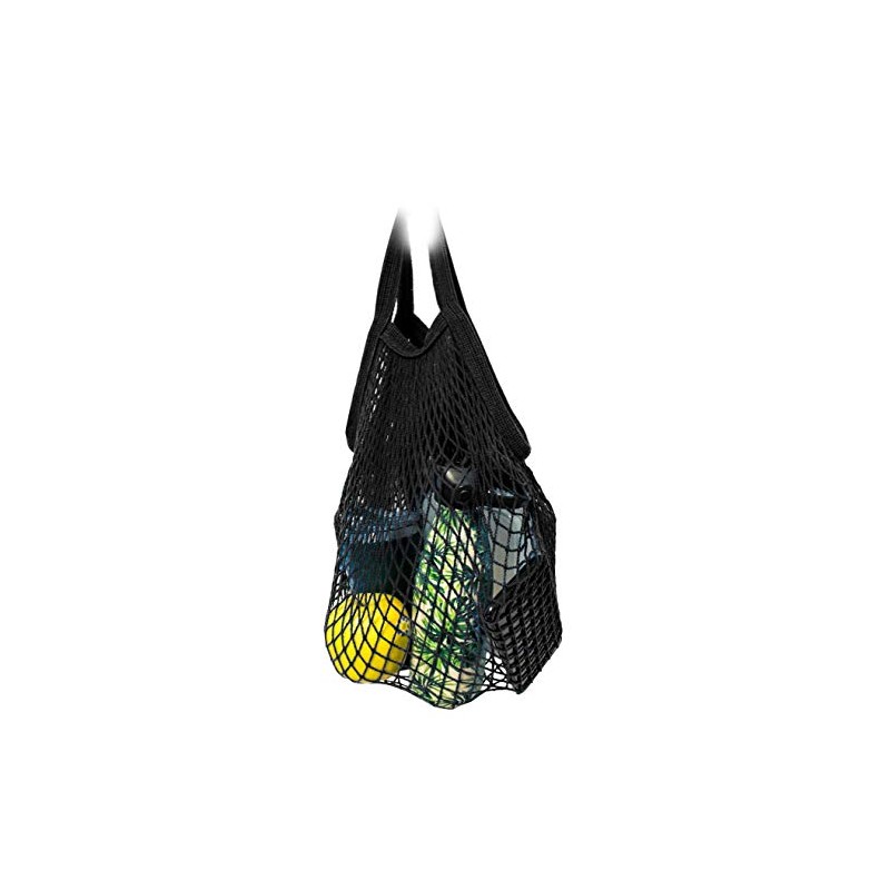 NERTHUS Black Mesh Reusable Shopping Bag