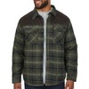 Coleman Diamond Quilted Flannel Shirt Jacket - Mens Plaid Flannel