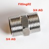 Stainless steel Threaded Fitting Double nipple 2 x External thread