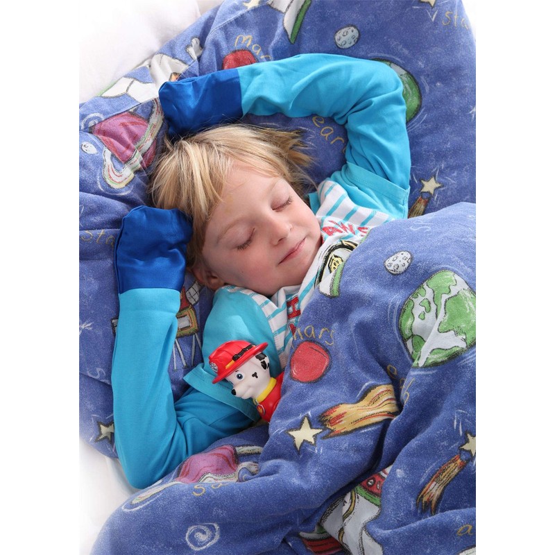 ScratchSleeves Scratch Gloves with Sleeves for Itchy Babies Blue, blue