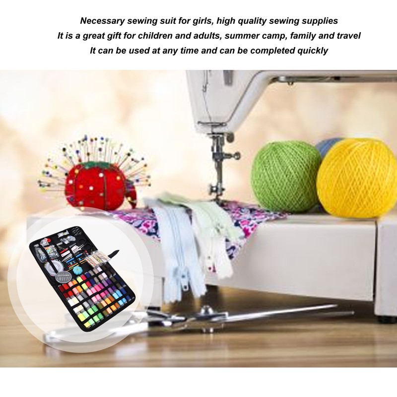200Pcs Sewing Kit Completed Quickly Portable Travel Tools Complete Accessories