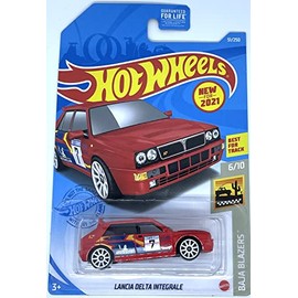 Hot Wheels 2021 - Lancia Delta Integrale - Red - Baja Blazers 6/10