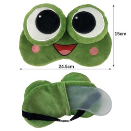 Big Frog Sleeping 3D Frog Furry face Sleeping Fun Novelty Cartoon Frog Cartoon Green Frog Fancy Fun Kids Men Women Travel Gift