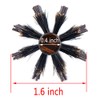 PERFEHAIR Small Round Hair Brush for Thin or Short Hair,