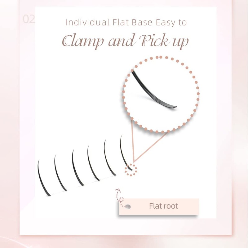 NAGARAKU Premade Spike Eyelash Extensions, 120 Pieces, Spikes, Ellipse Eyelashes,