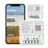 2Pcs Matter Smart Switch 16A Mini DIY Light Switch Relay
