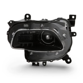AKKON - Fits 2014-2018 JEEP Cherokee [HID/Xenon Type] Projector Black Headlight Headlamp Driver Left Side Replacement